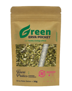 Green Erva Pocket com Bomba Biodegradável - Detox 1