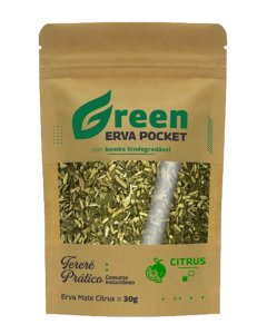 Green Erva Pocket com Bomba Biodegradável - Limão Menta 1